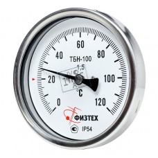Термометры биметаллические коррозионностойкие ТБН-100к, ТБН-80к с корректором "0"